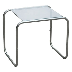 Present Time - Ventana side table | Silver