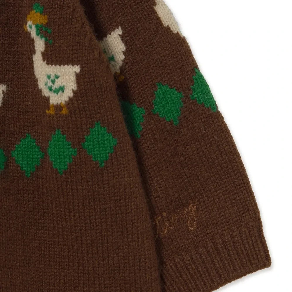Tinycottons - Oies Wool Overall | Brown