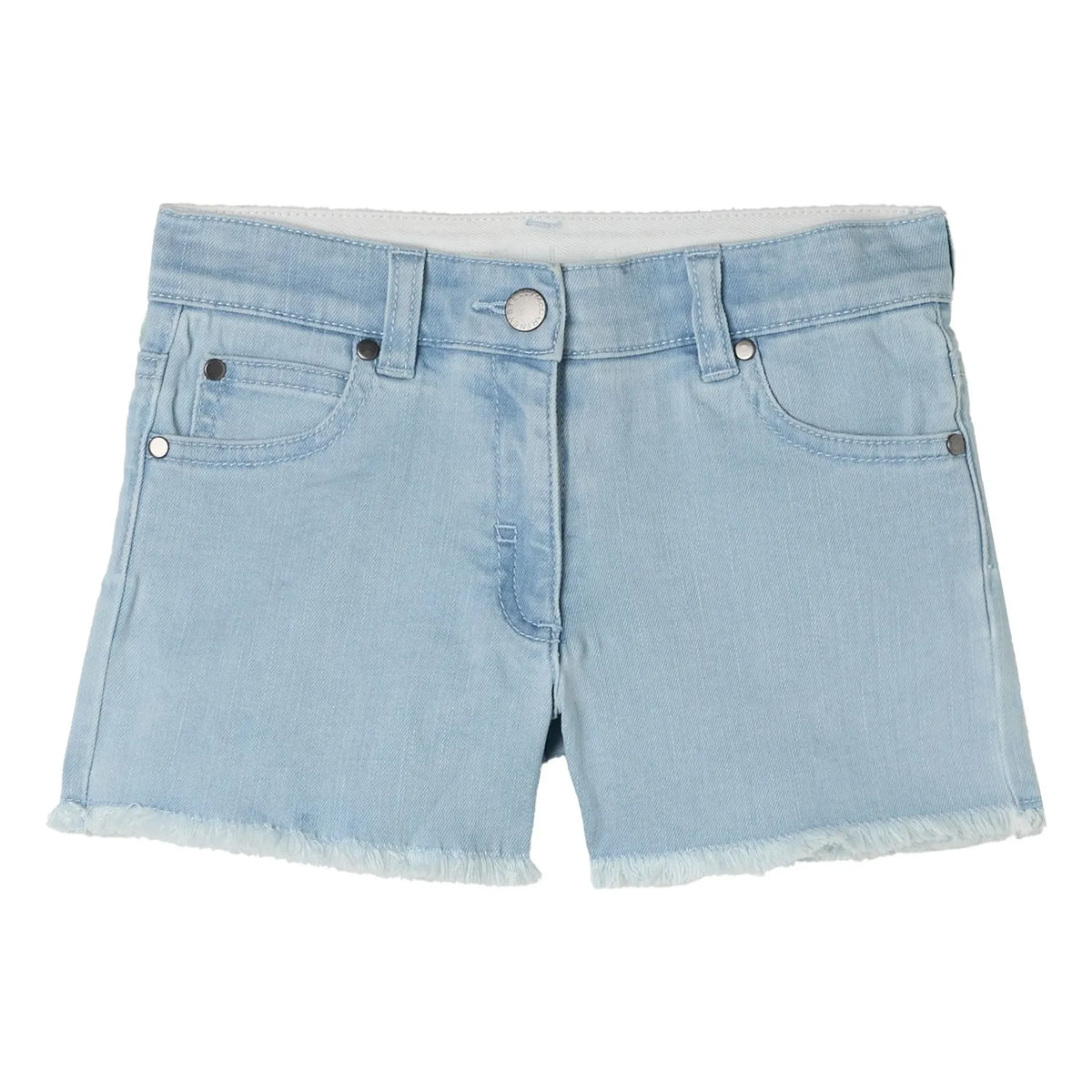 Stella McCartney Kids - Organic Cotton Denim Shorts | Light Blue