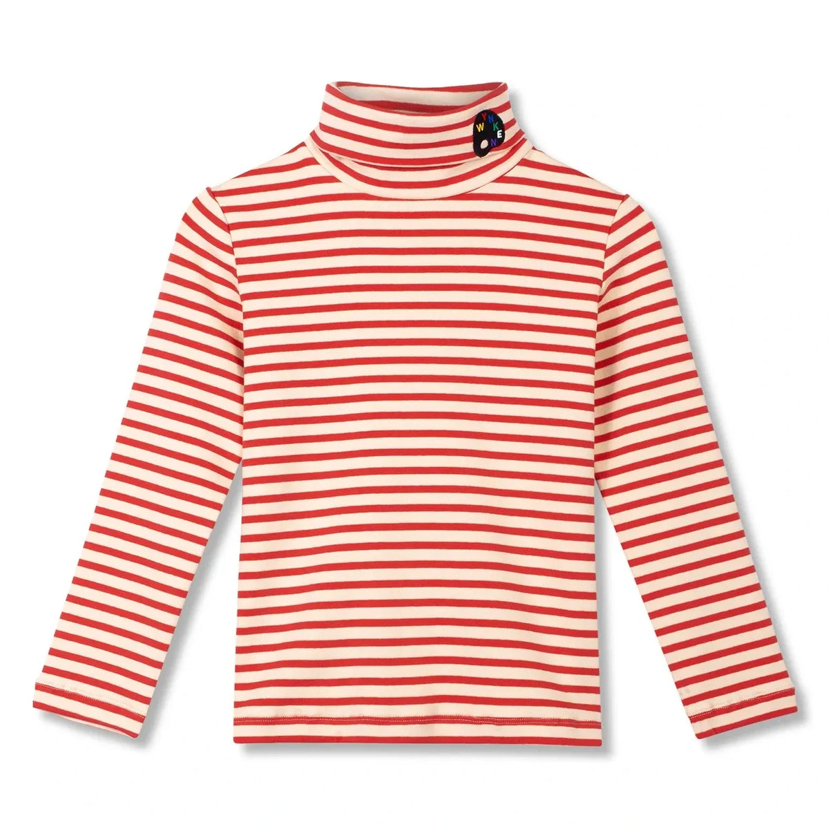 Wynken - Striped Turtleneck | Red