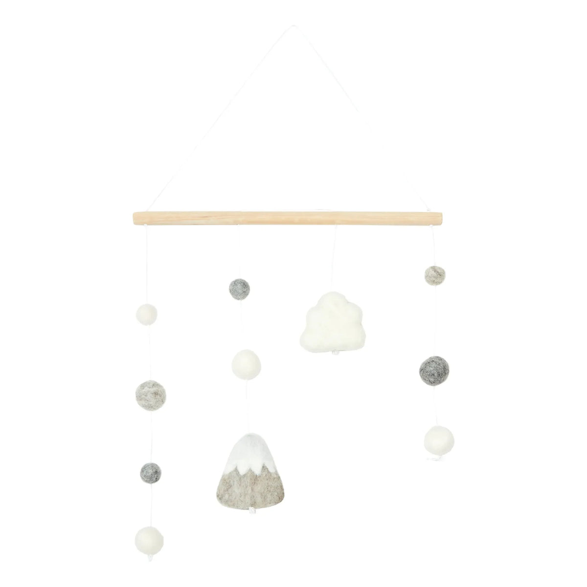 Calm - Mountain Wall Mobile | Grey