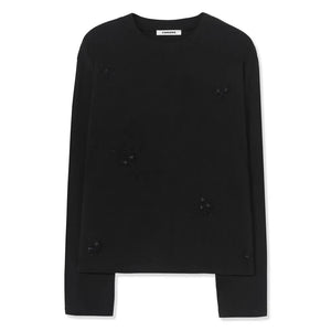 Cordera - Embroidered T-Shirt | Black