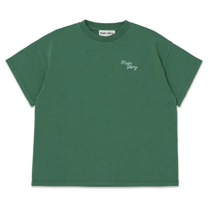 Main Story - Heavy Organic Cotton T-Shirt | Chrome green