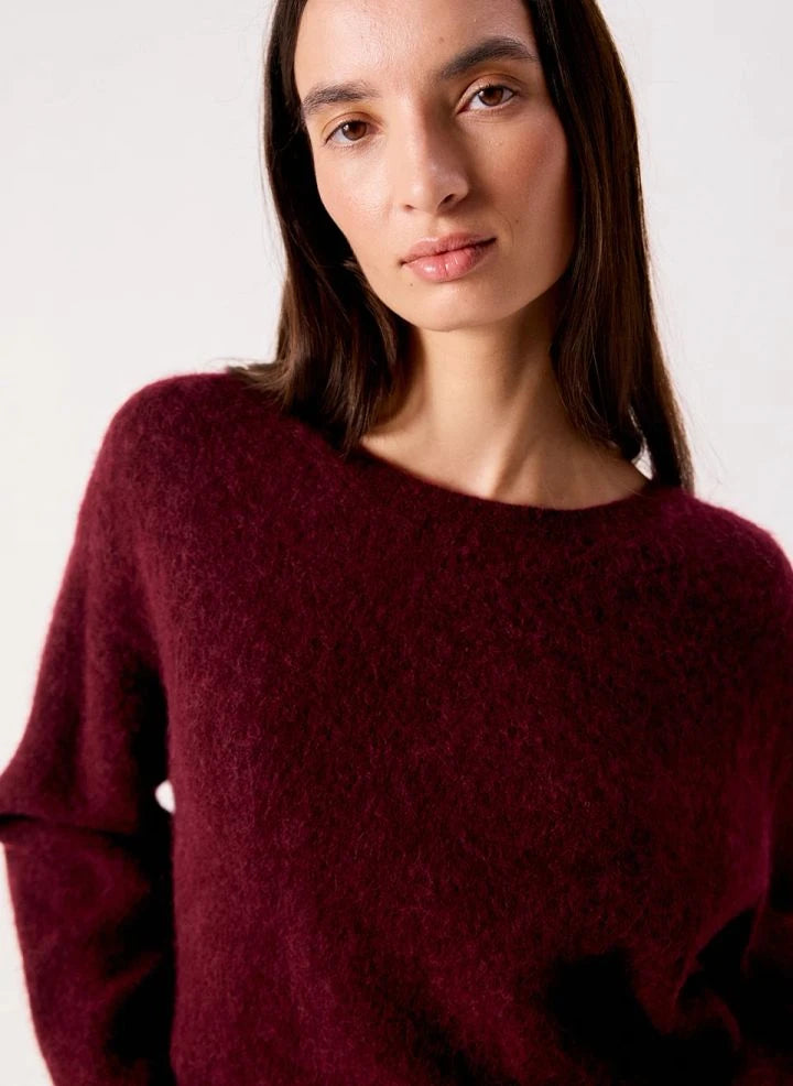 American Vintage - Vitow Alpaca Sweater | Garnet