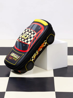 Smiggle - Pit Stop Car-Themed Hardtop Pencil Case