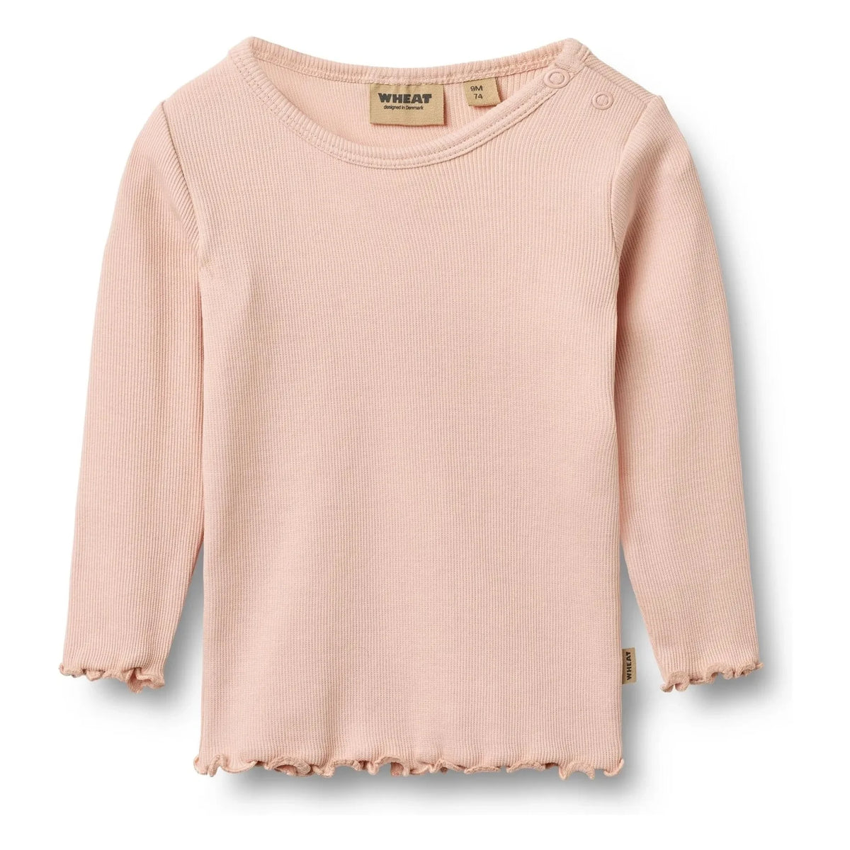Wheat - Ida Organic Cotton T-Shirt | Pale Pink
