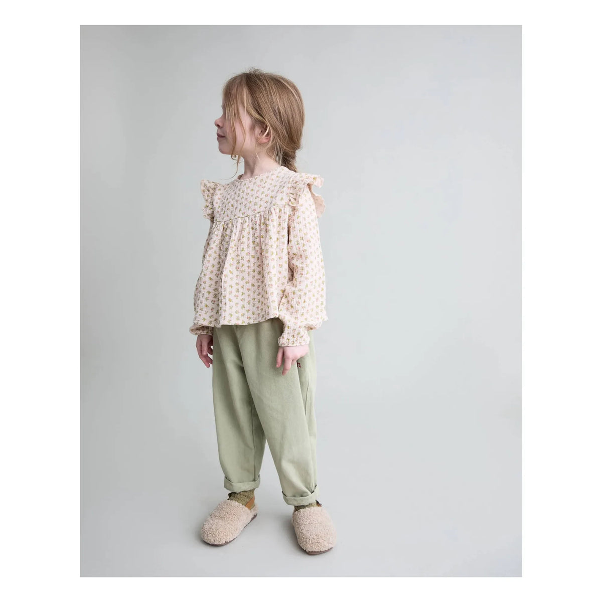 Búho - Blouse Cottage Fleurie Organic Cotton | Light Pink