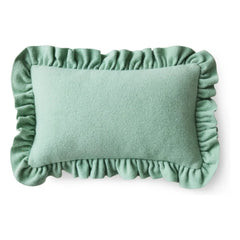 HKliving - Felt ruffled pillow | Mint Green