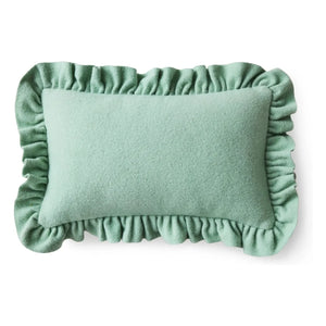 HKliving - Felt ruffled pillow | Mint Green