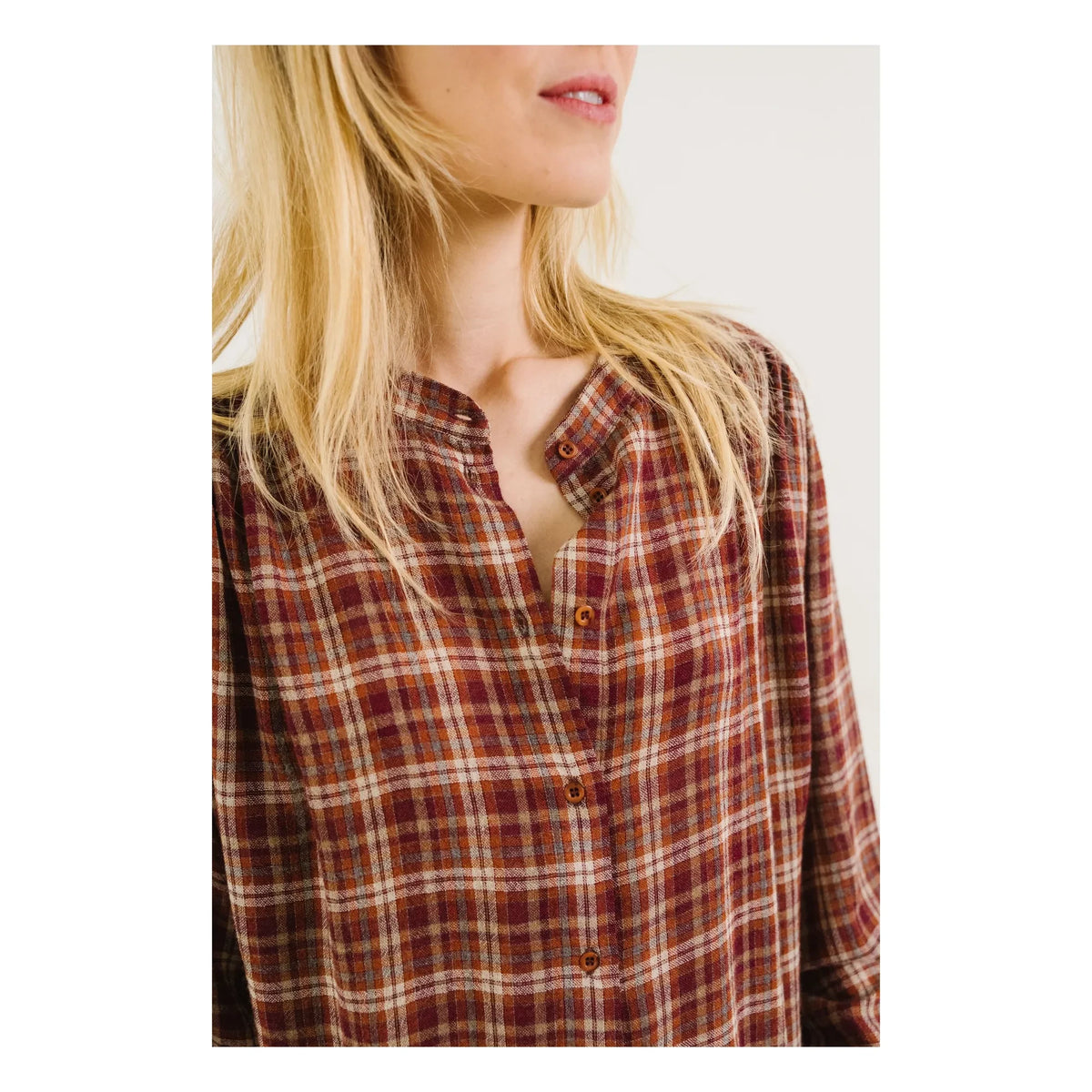 Sacrécoeur - Gladis Utah Checkered Blouse | Pas