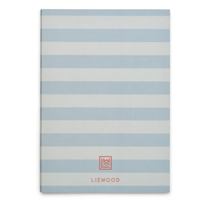 Liewood - A5 Sidney Notebooks - Set of 3 | Sea creatures/Stripe mix