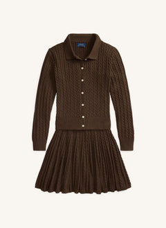 Ralph Lauren - Logo vest and skirt set | Brown