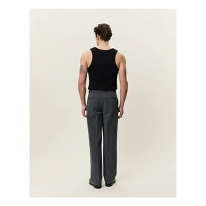 Les Deux - Houndstooth Pants | Dark Gray