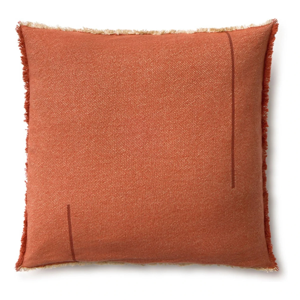Lorena Canals - Square Herringbone Pillow | Terracotta