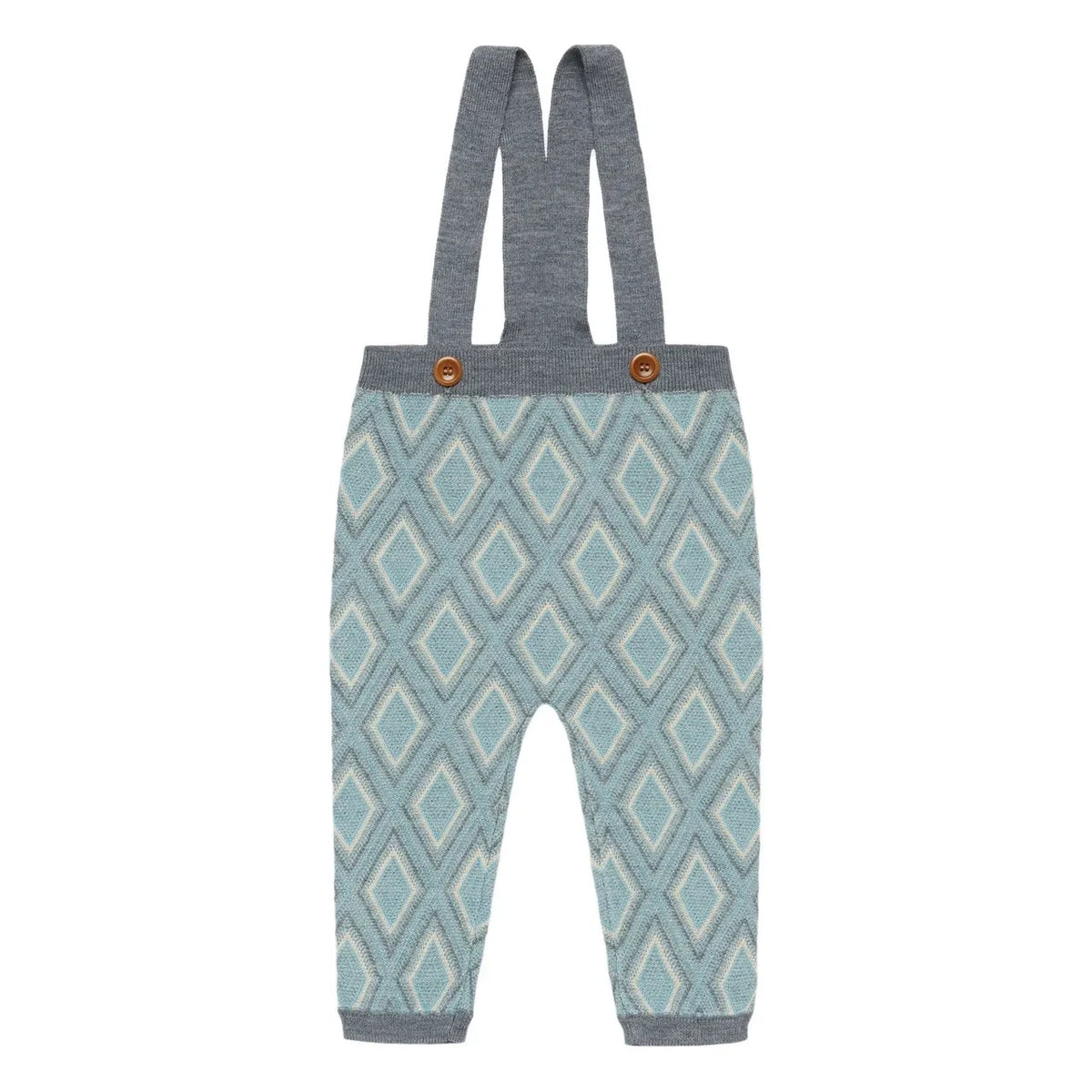 FUB - Harlequin Merino Wool Overall | Blue