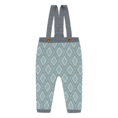 FUB - Harlequin Merino Wool Overall | Blue