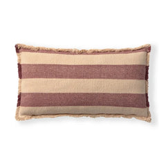 Lorena Canals - Striped Rectangular Pillow | Burgundy