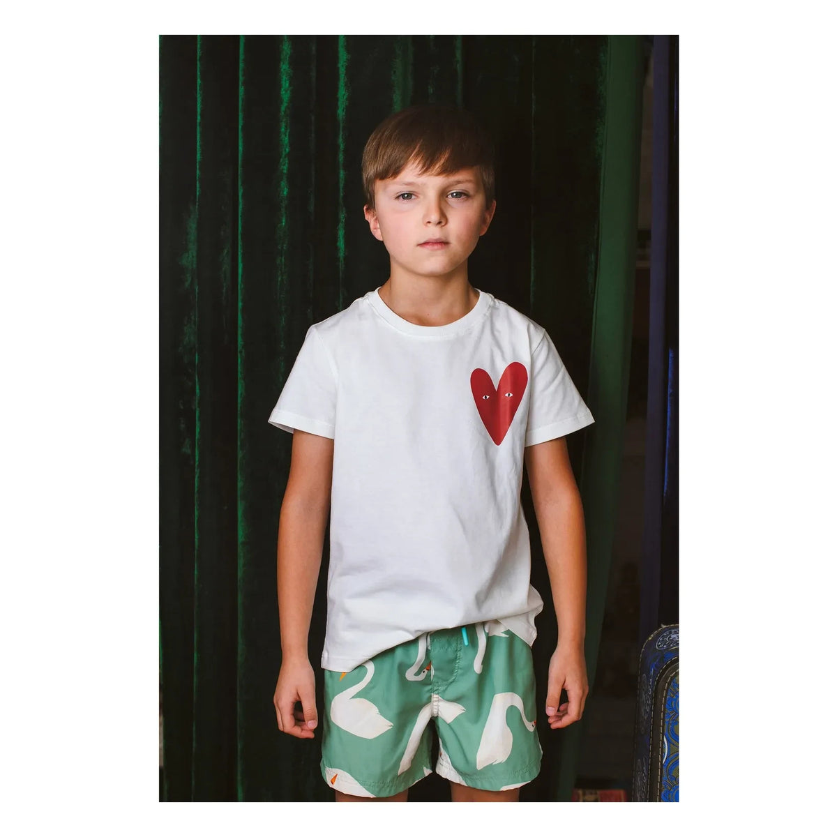 Pepita & Me - Heart T-shirt | Cream