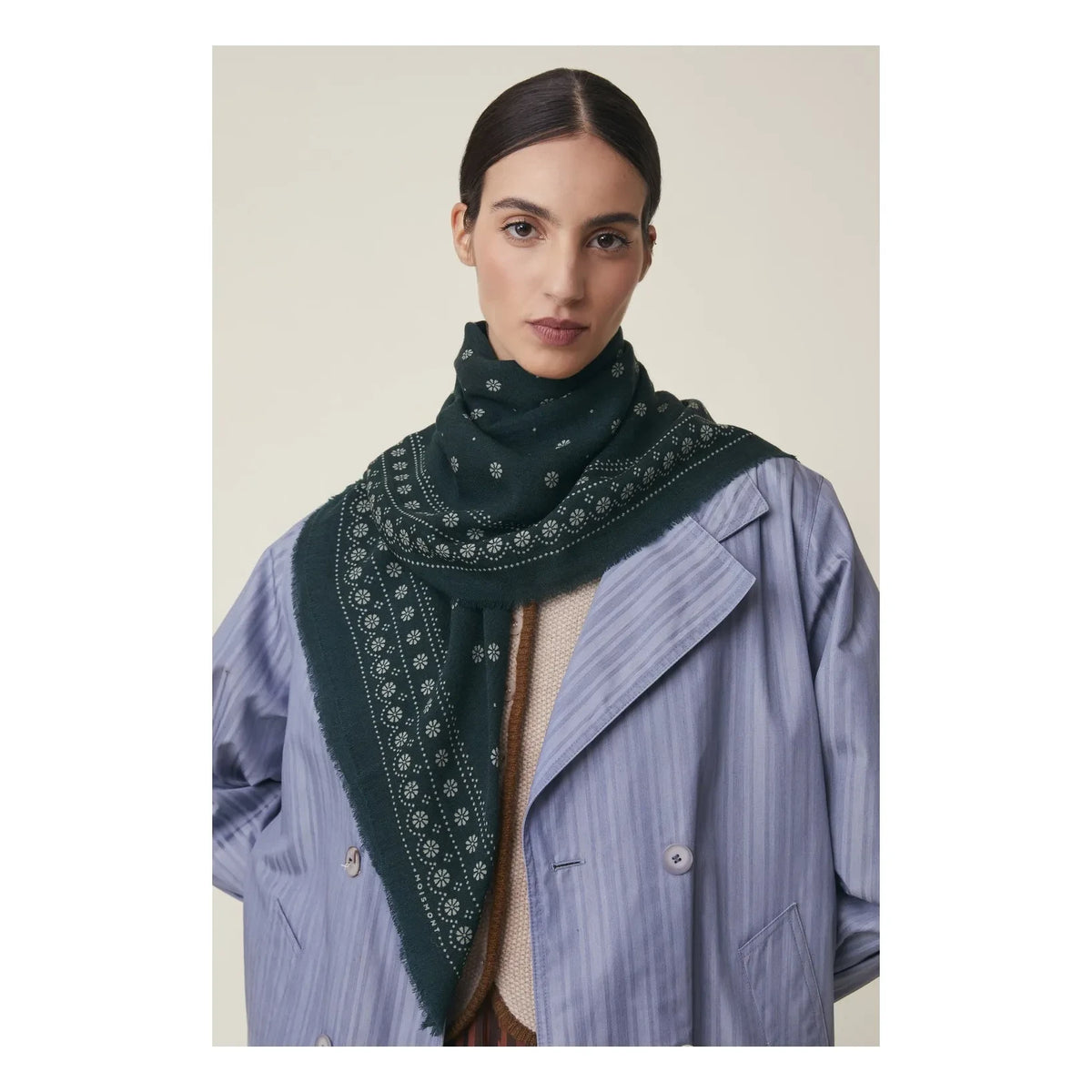 Moismont - Achille Scarf No. 851, Wool | Chrome Green