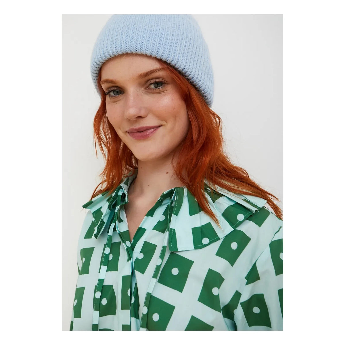 Dr Bloom - Heidi Cotton Blouse | Light Blue