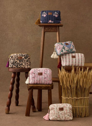 Louise Misha - Teiki Makeup Bag | Ecru