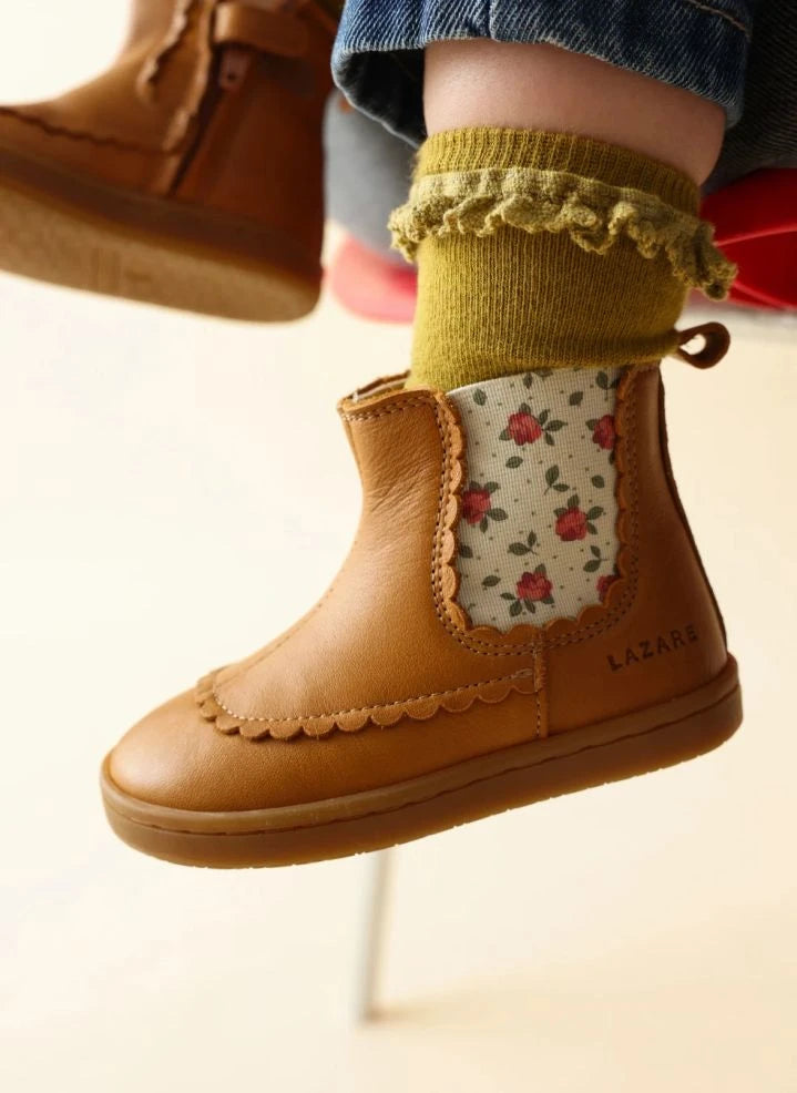 Lazare - Isaure Fleurs Boots | Caramel