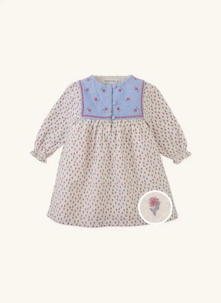 Gingersnaps - Myrtle Fleurie Dress | Ecru