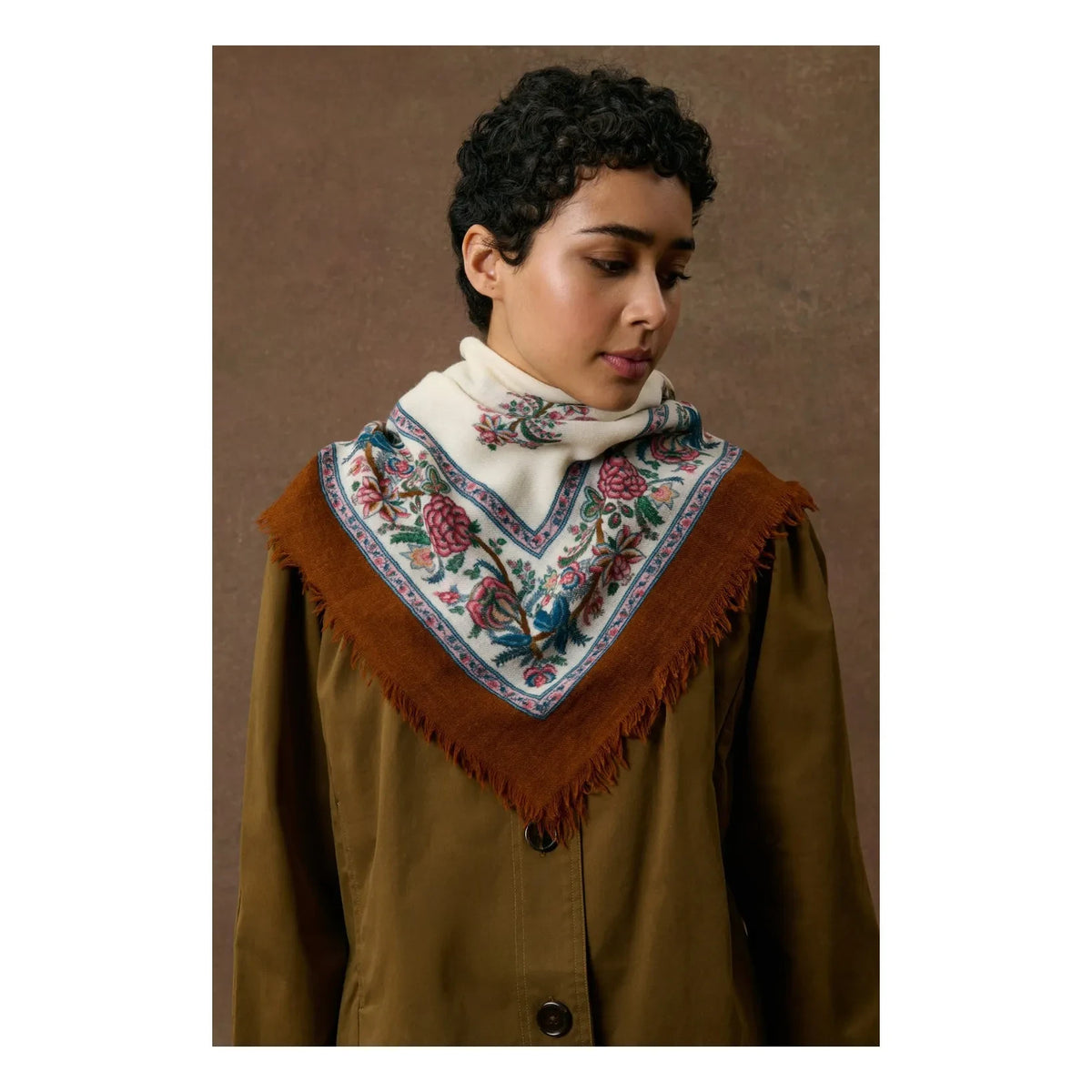 Louise Misha - Mekness Wool Scarf | Cream
