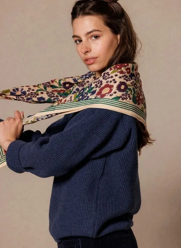 Apaches - Latika Large Floral-Print Shawl | Green