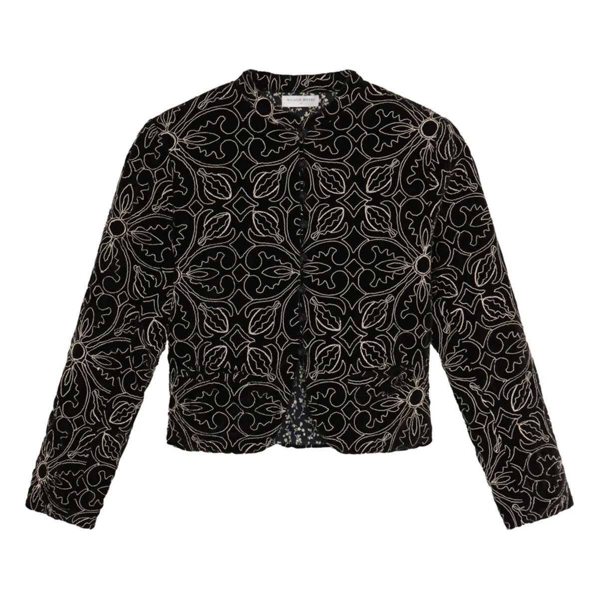 Maison Hotel - Night Lilly Odette Velvet Jacket | Black