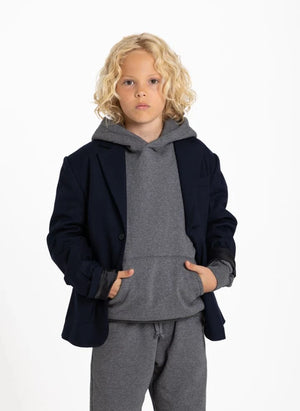 Smallable Kid - Oxford Jacket | Navy Blue