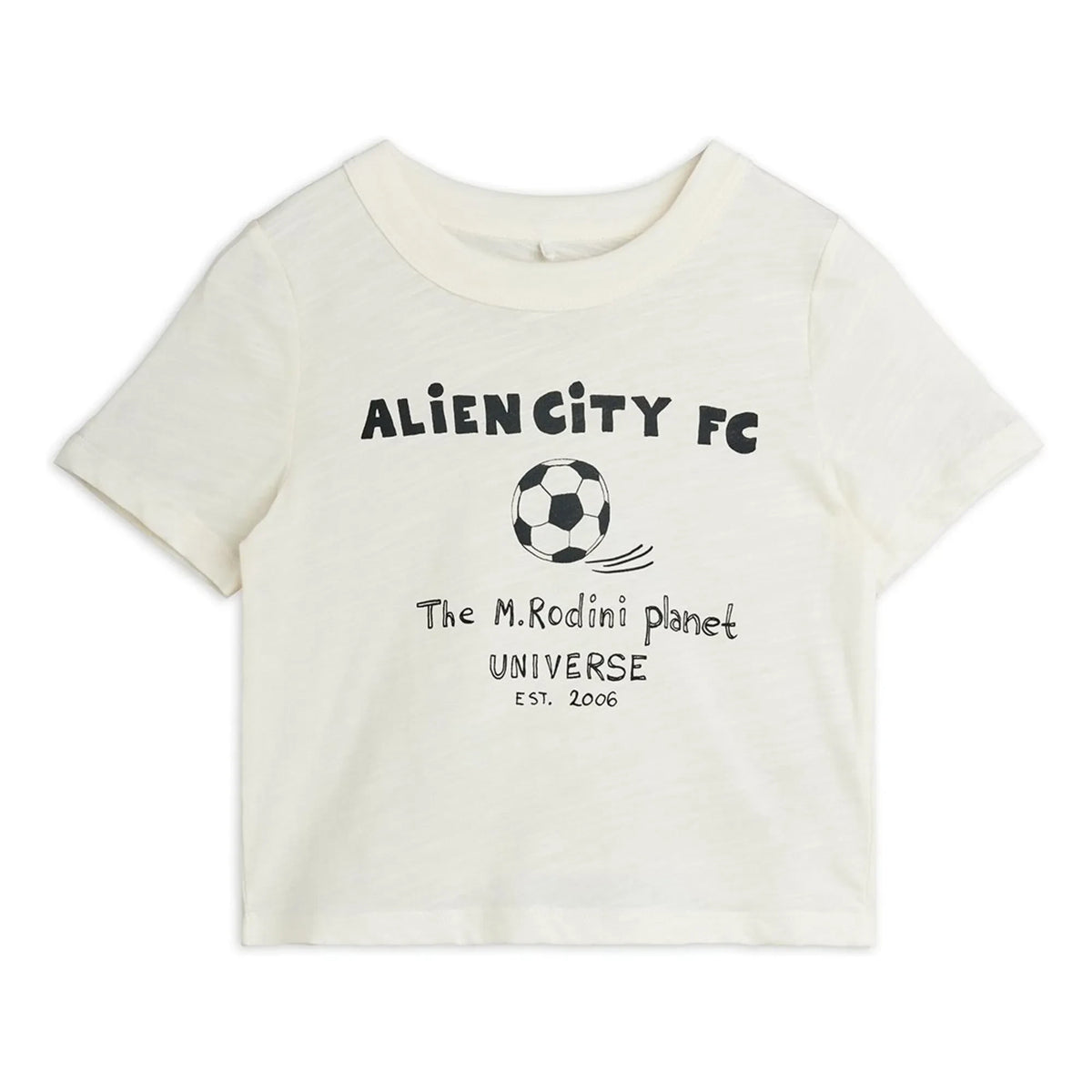 Mini Rodini - Alien City Organic Cotton T-shirt | Ecru