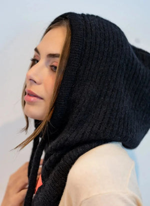 K'puche - Khira Alpaca Hoodie Sweatshirt | Black