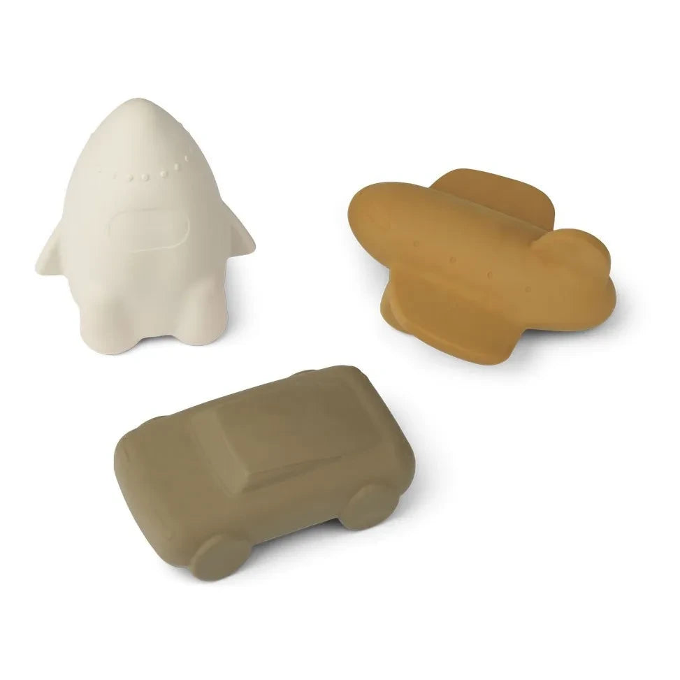 Liewood - Jacob Natural Rubber Toys - Set of 3