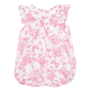 Tartine et Chocolat - Toile de Jouy Inspired Floral Jumpsuit | Pink