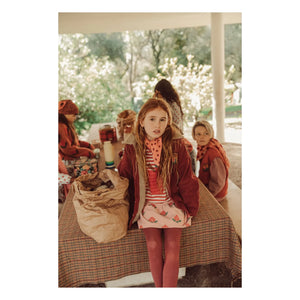 Piupiuchick - Here We Go Velvet Organic Cotton Jacket | Burgundy