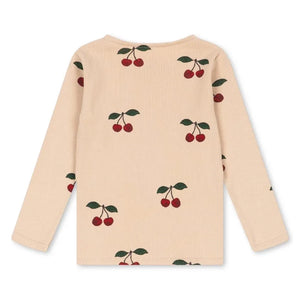 Konges Sløjd - Ella Organic Cotton Cherry T-Shirt | Light Pink