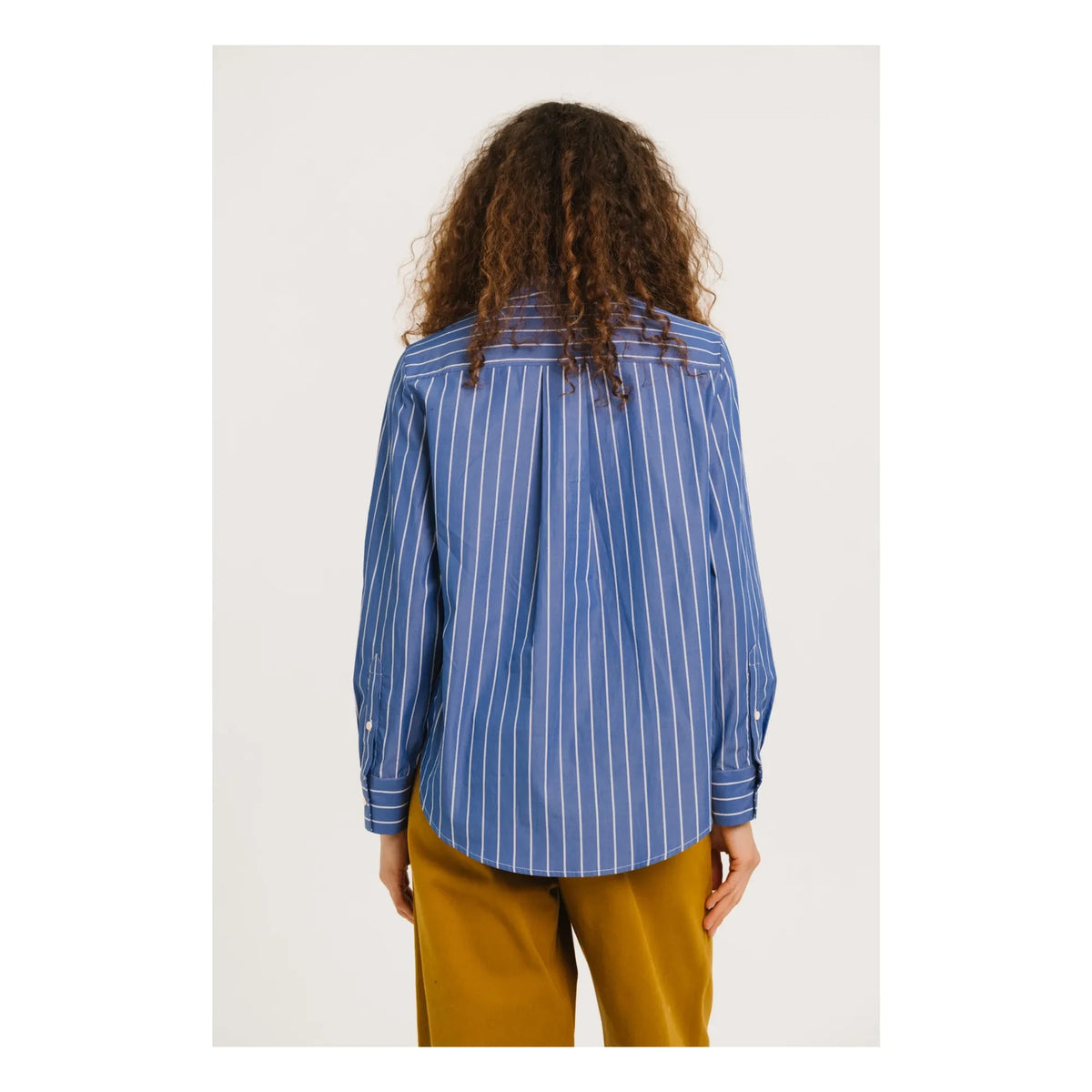 Sacrécoeur - Sophie Striped Poplin Shirt | Blue