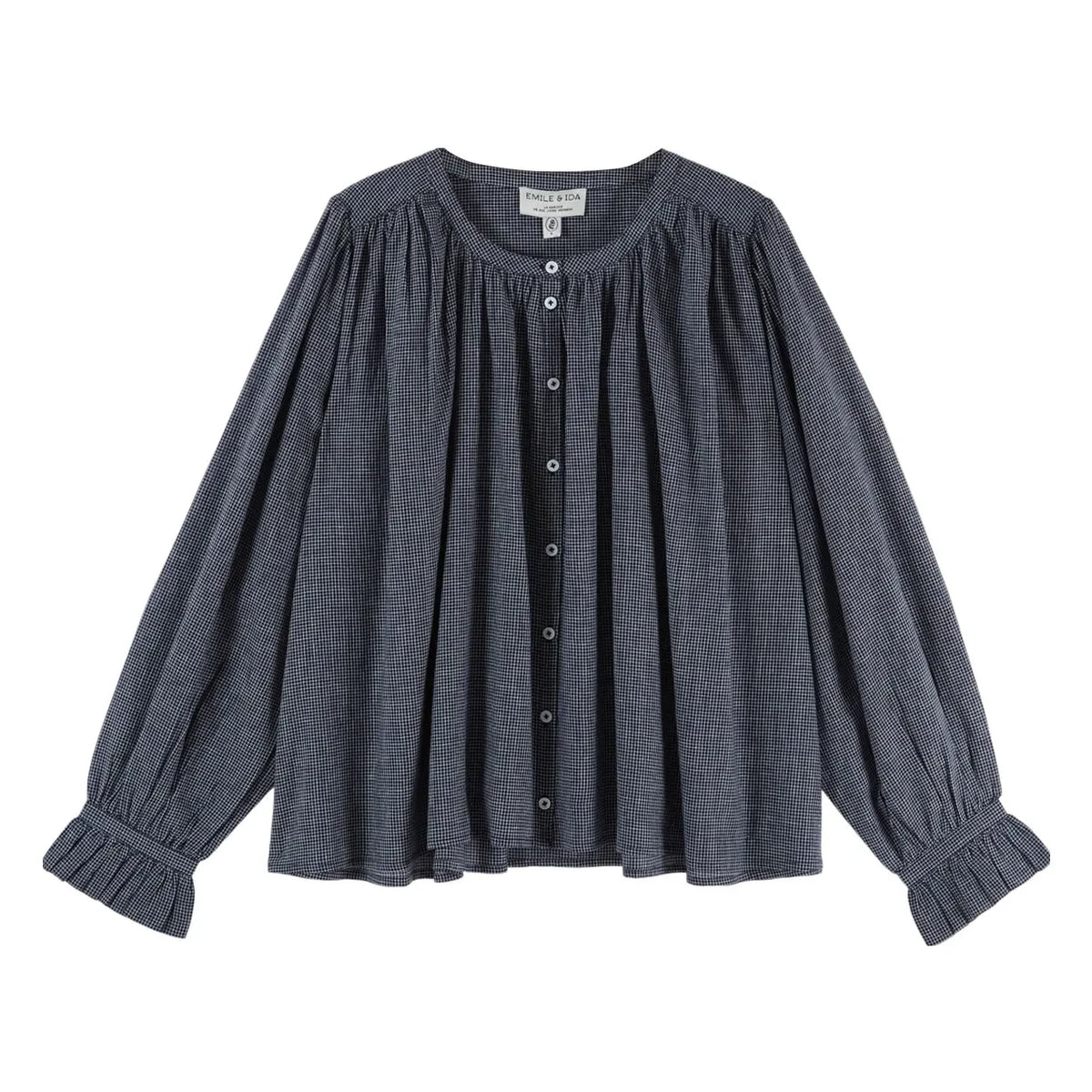 Emile et Ida - Khadi Edounia Blouse | Gray