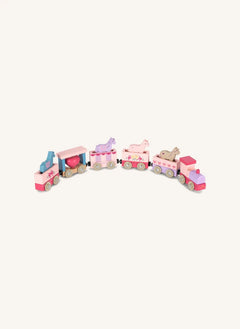Konges Sløjd - Unicorn Wooden Train | Pink