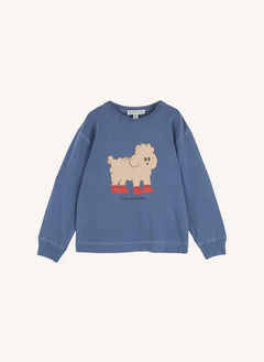 Emile et Ida - Team Moumoute Organic Cotton T-Shirt | Blue