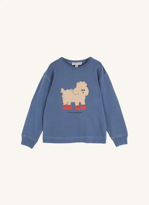 Emile et Ida - Team Moumoute Organic Cotton T-Shirt | Blue
