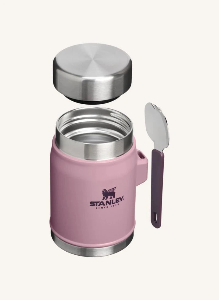 Stanley 1913 - Legendary spoon/fork thermos food container 0,4 L | Mauve
