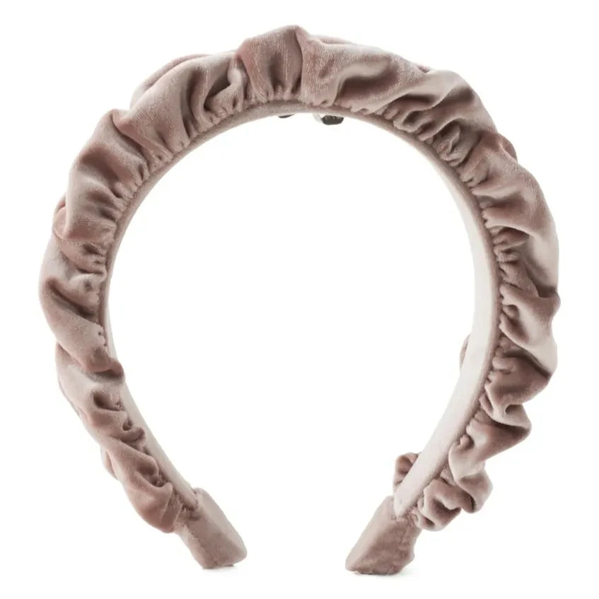 Gingersnaps - Ciel Velvet Crown | Dusty Pink