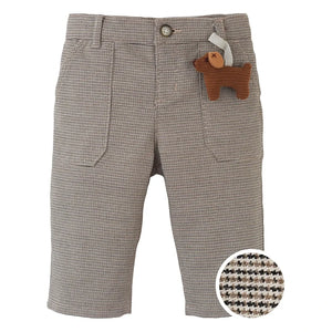 Gingersnaps - Giorgio Baby Houndstooth Pants | Brown
