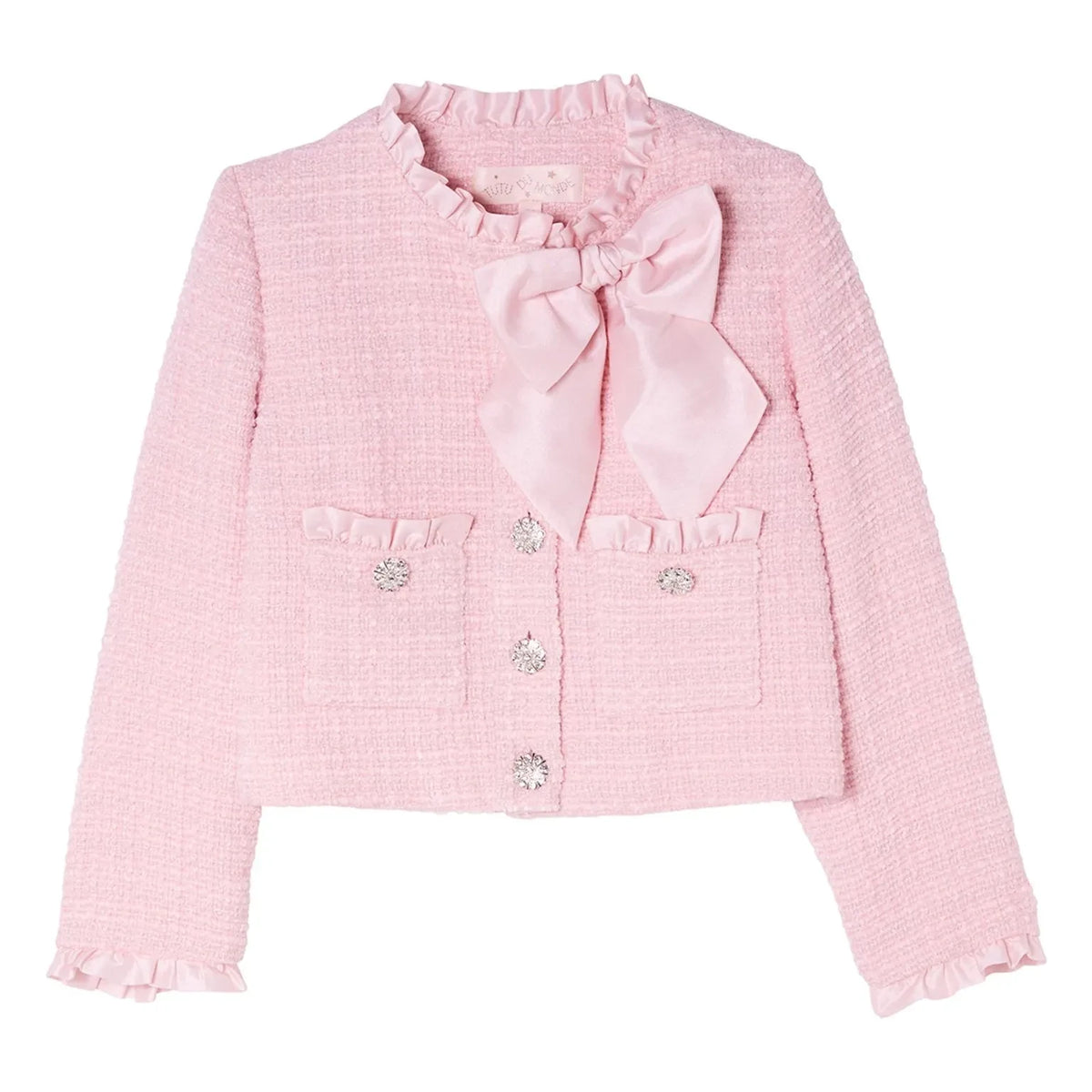 Tutu du Monde - Dusty Leaf Tweed Jacket | Powder Pink
