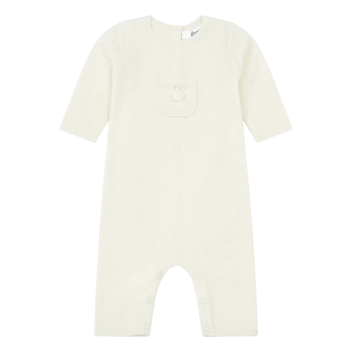 Bonpoint - Cashmere Romper | Ecru