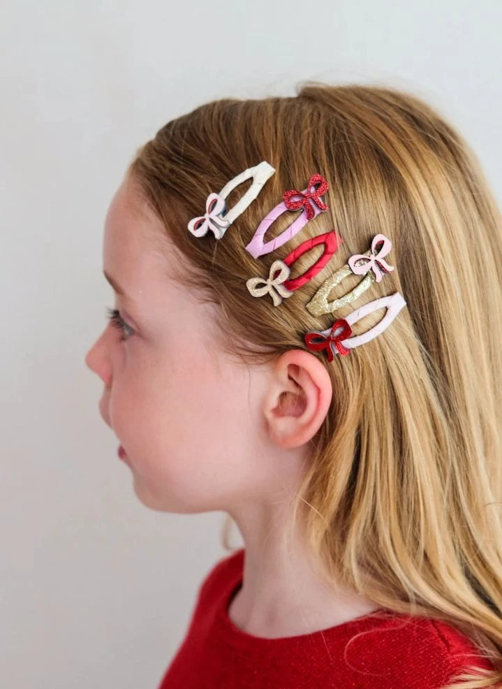 Mimi & Lula - 5-piece Bow Bar Set | Red