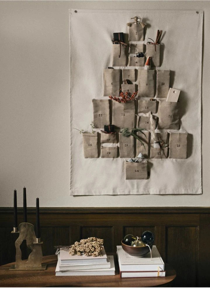 Ferm Living - Organic Cotton Pine Advent Calendar