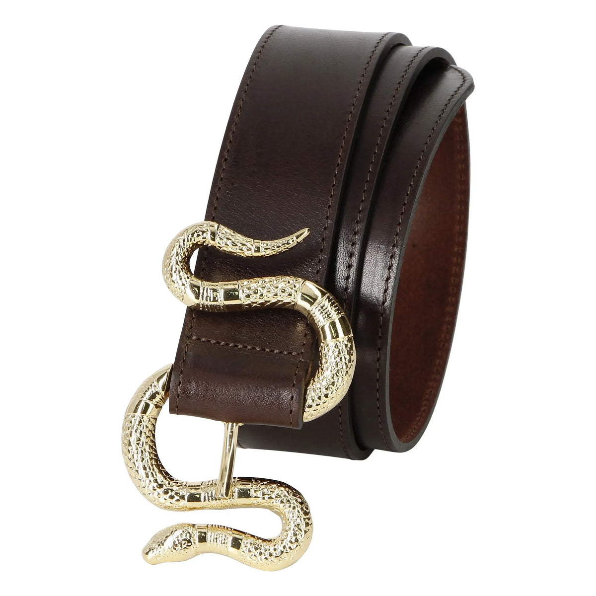 herbert frère soeur - La Crush Leather Belt | Chocolate